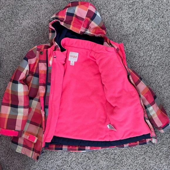 3-in-1 snow jacket and snow bibs
